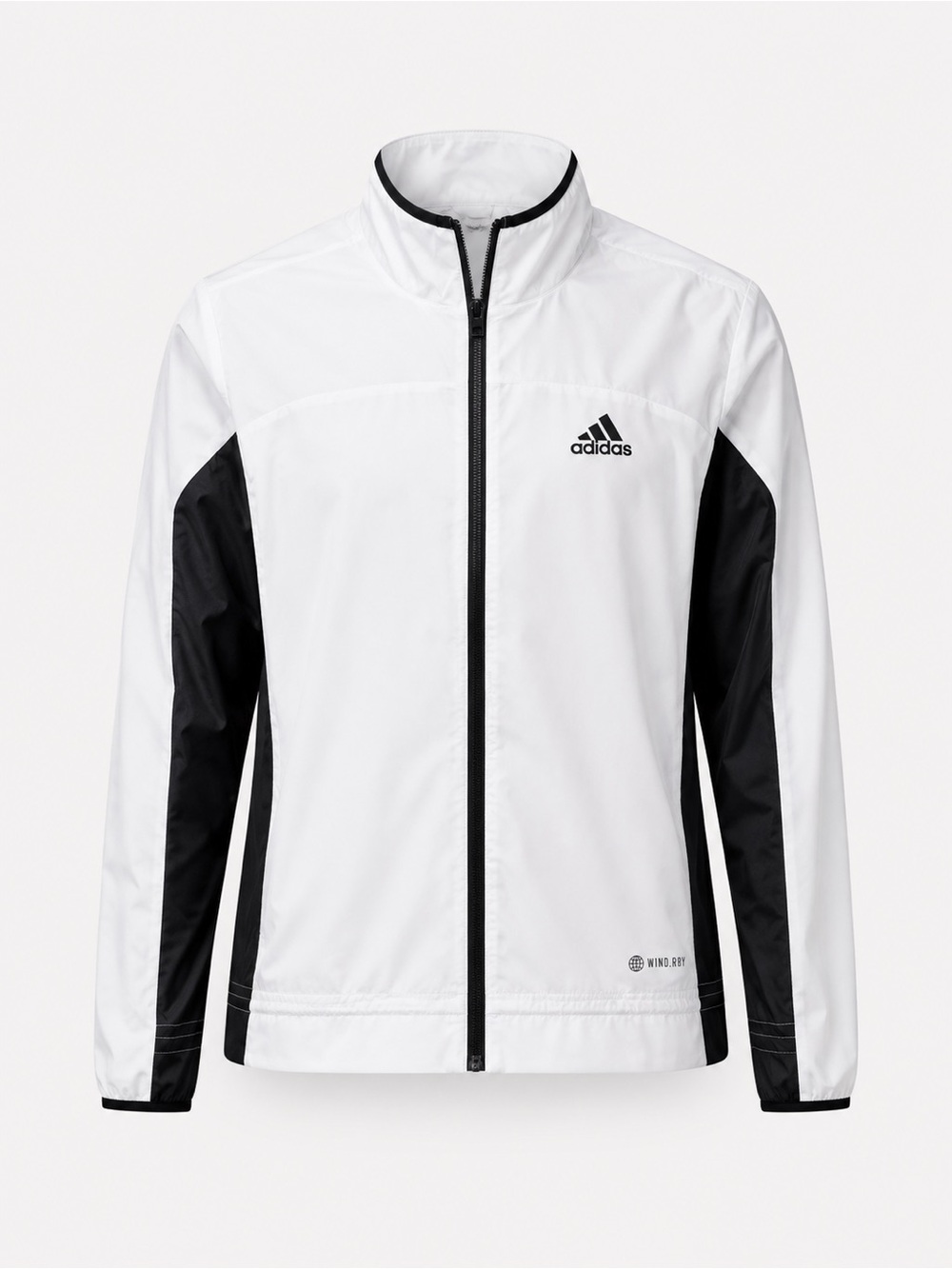 Adidas WIND.RDY Hooded Windbreaker Jacket Women’s XS White Black NWT HF2149